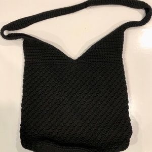 The Sak Black Crochet Bag